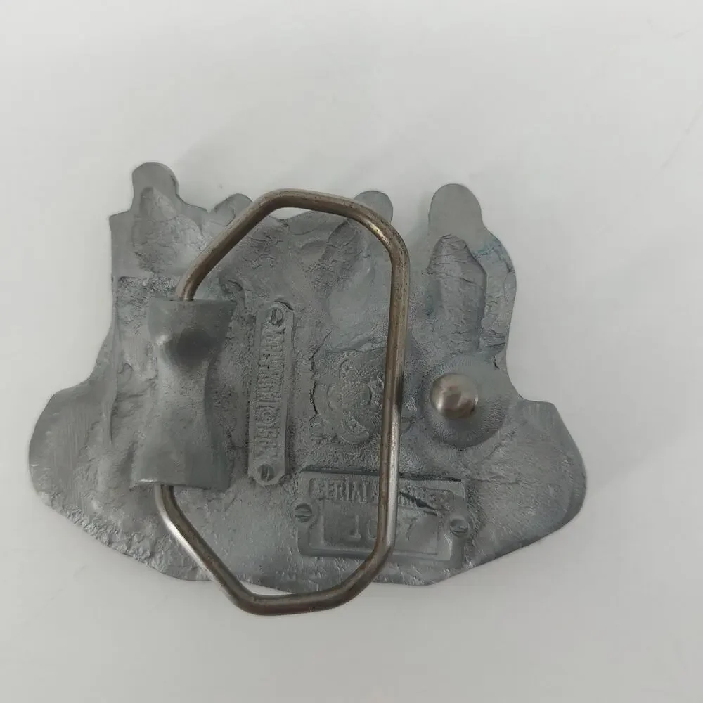 Rock & Roll Rockabily Band Belt Buckle Classic Oldies 50s Music 1982